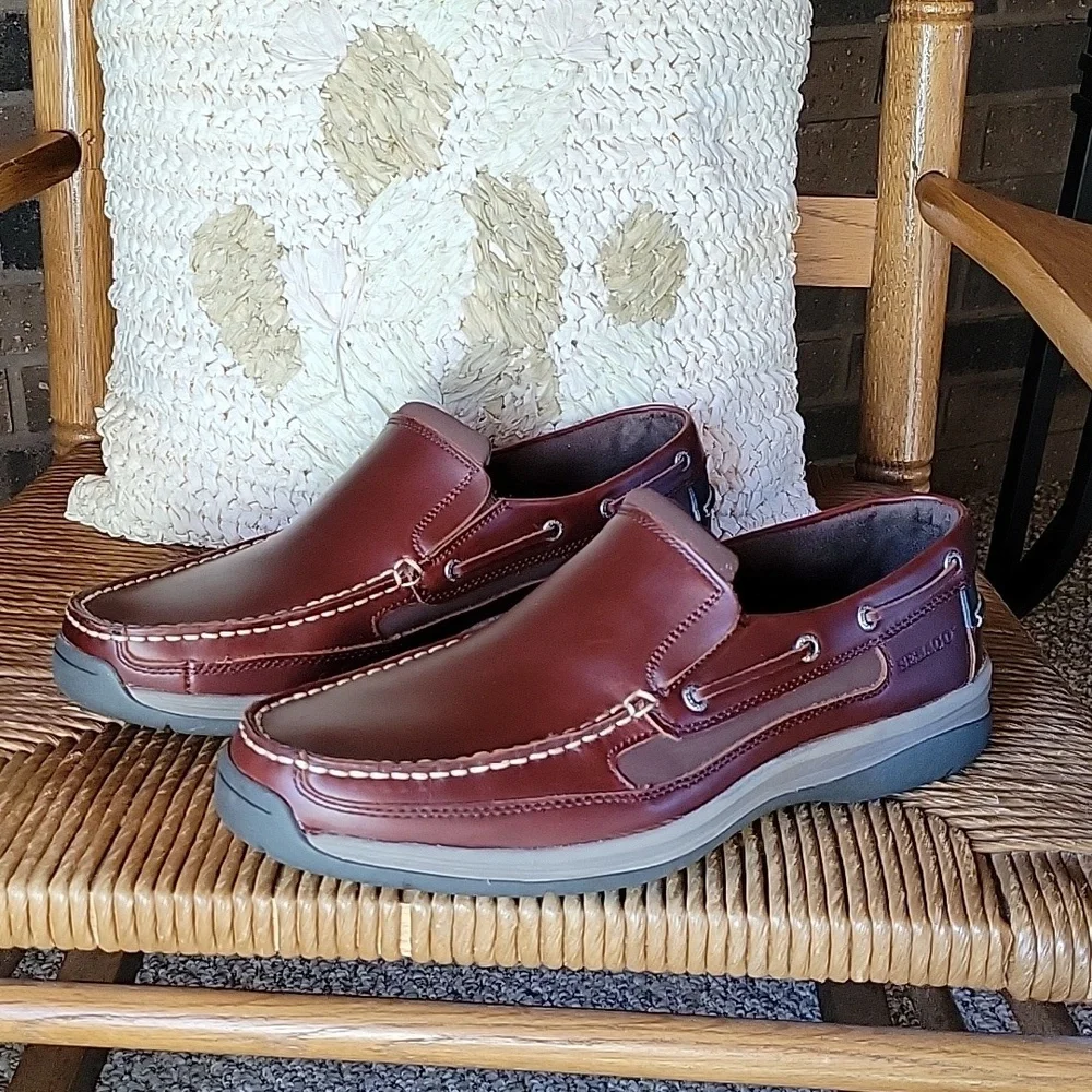 Sebago Bowman brown loafers, size 11.5M